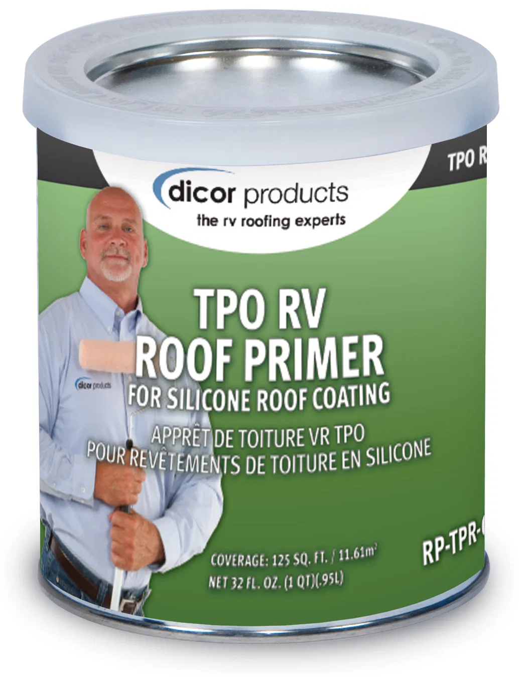 RP-TPR-Q – DICOR CORP Roof Sealant Primer, Used To Prepare Silicone Surface For Enhanced Bonding Clear 1 Quart Can Si...